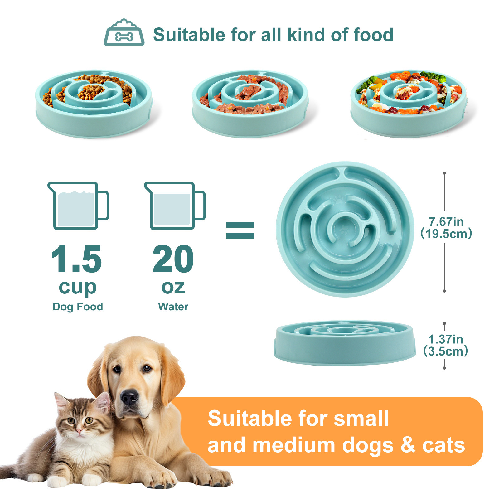 Slow Feeder Bowl – Anti-Choking Puzzle Bowl for Dogs - Image 7