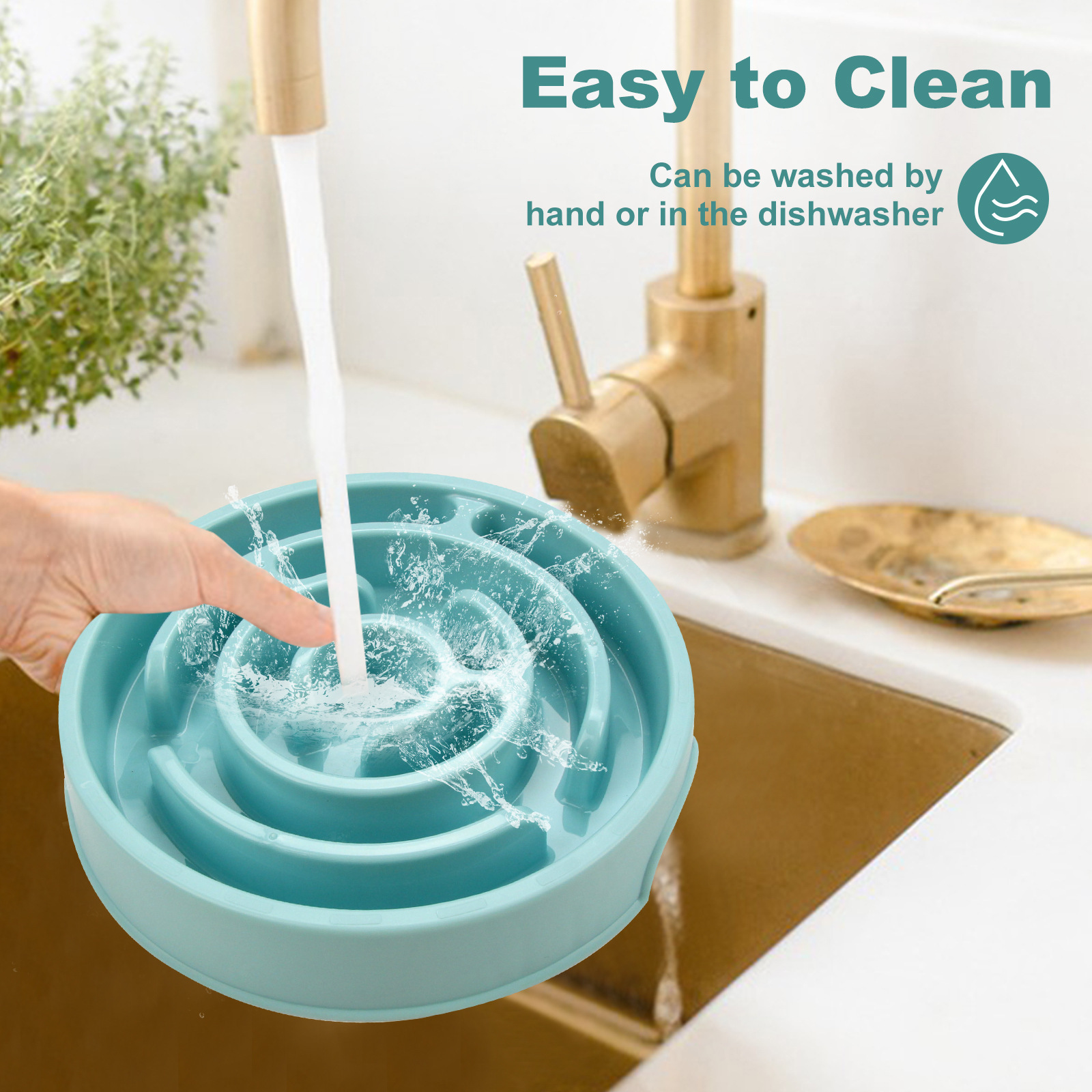 Slow Feeder Bowl – Anti-Choking Puzzle Bowl for Dogs - Image 10