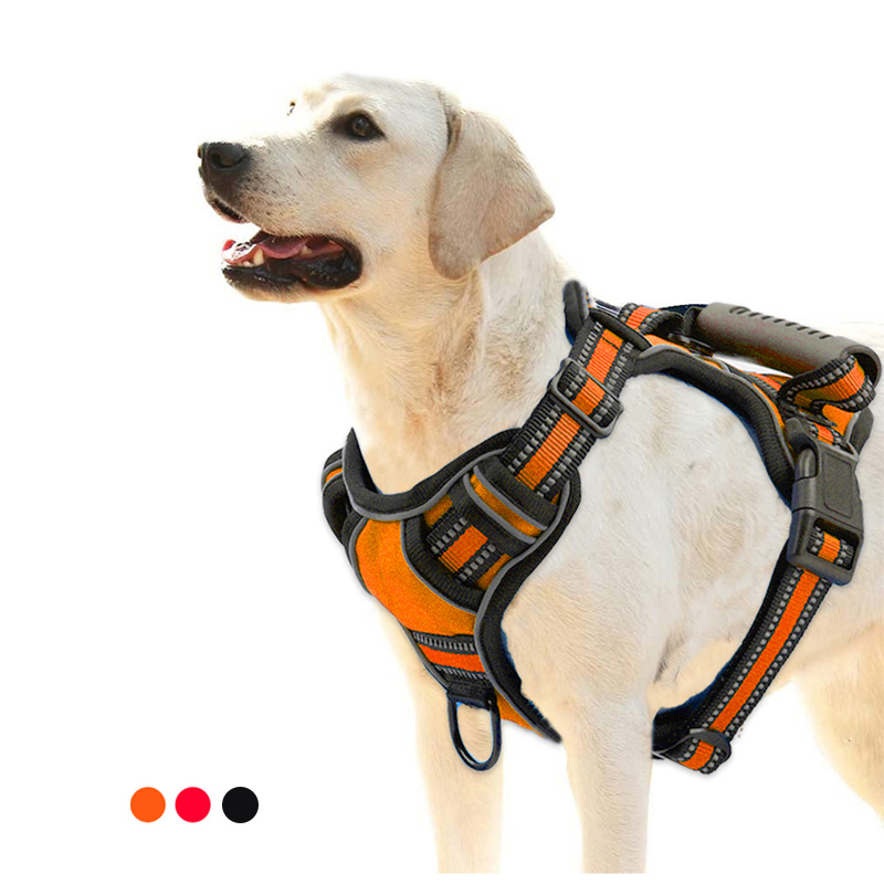 No-Pull Dog Harness – Breathable Reflective Vest for Dogs